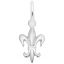 Fleur de Lis Accent Charm