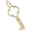 Antique Key Charm
