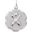 Bowling Scalloped Disc Charm