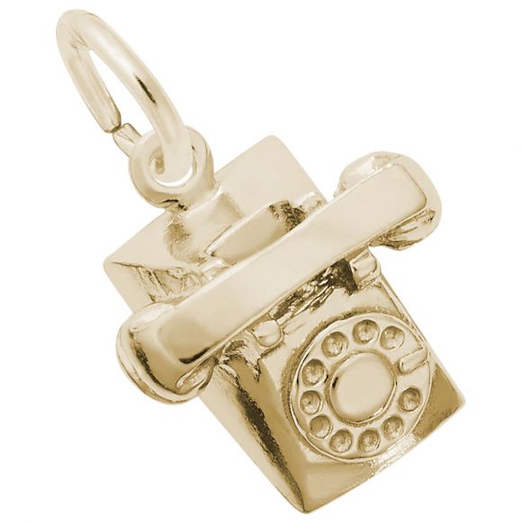 Rotary Phone Charm