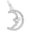 Half Moon with Pearl Charm