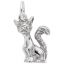 Long Tailed Cat Charm