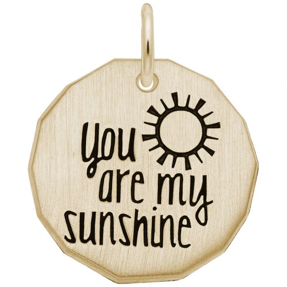 You Are My Sunshine Tag Charm