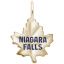 Niagara Falls Maple Leaf - Small Charm
