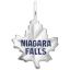 Niagara Falls Maple Leaf - Small Charm
