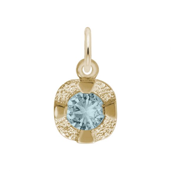Petite Birthstone-Mar Charm