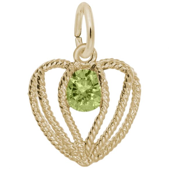 Held in Love Heart - Aug Charm
