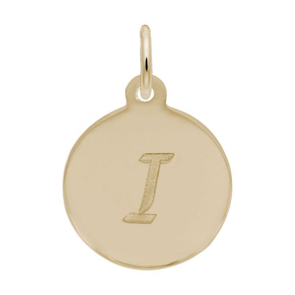 Script Initial Disc Charm-Letter I