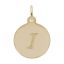 Script Initial Disc Charm-Letter I
