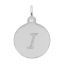 Script Initial Disc Charm-Letter I