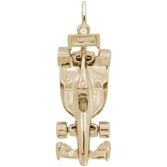 Modern Open Wheel Race Car Charm