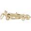 Modern Open Wheel Race Car Charm