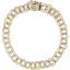 Large Double Link Curb Classic Bracelet
