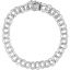 Large Double Link Curb Classic Bracelet