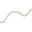 Large Double Link Dapped Curb Classic Bracelet
