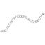 Large Double Link Dapped Curb Classic Bracelet