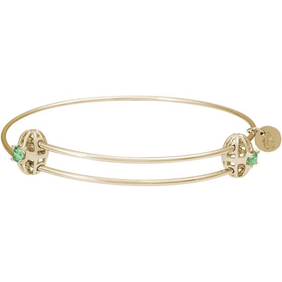 Graceful Bangle Bracelet - August