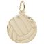 Flat Volleyball Charm