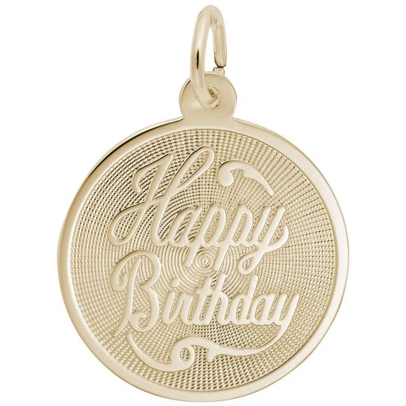 Happy Birthday Disc Charm