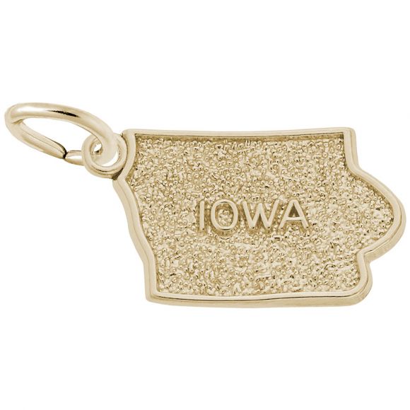 Iowa Map Charm