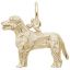 Labrador Retriever Dog Charm