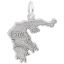 Greece Map Charm