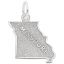 Missouri Map Charm