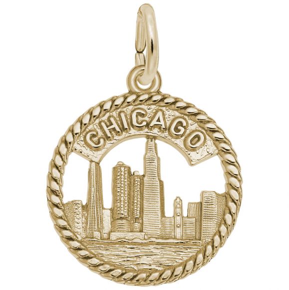 Chicago Skyline Charm
