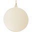 Double Extra Large Round Disc Charm