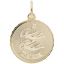 Gemini Constellation Disc Charm