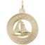 Annapolis MD Sailboat Ring Charm