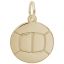 Flat Volleyball Charm