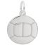 Flat Volleyball Charm