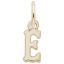 Small Serif Initial E Charm