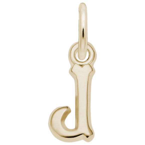 Small Serif Initial J Charm