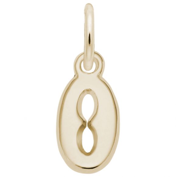 Small Serif Initial O Charm