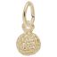 Golf Ball Accent Charm