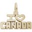I Love Canada Charm