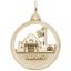 The Alamo Disc Charm
