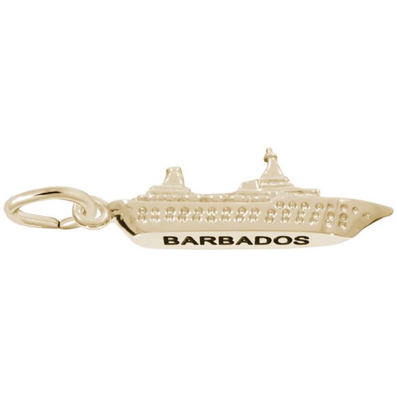 Barbados Cruise Ship 3D Charm