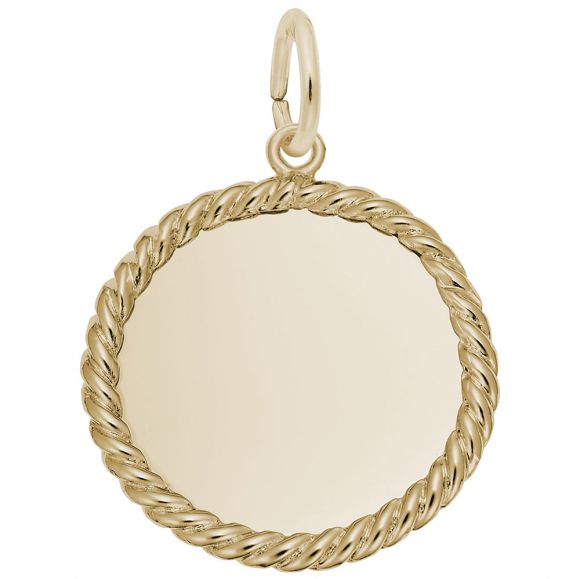 Extra Small Rope Disc Charm