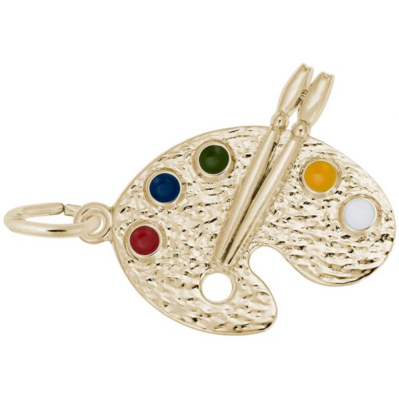 Artist Palette Charm