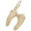 Small Angel Wings Charm