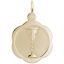 Communion Chalice Scalloped Disc Charm