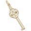 Small Key to My Heart Charm