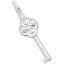 Small Key to My Heart Charm