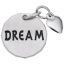 Dream Tag with Heart Accent Charm